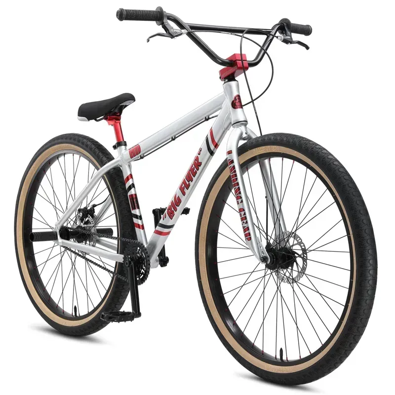 SE Bikes Big Flyer HD 29-inch BMX in Big Silver