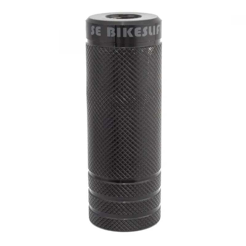 SE Bikes Wheelie 35x98mm 3/8-inch/14mm Axle Peg 2-pack in Black