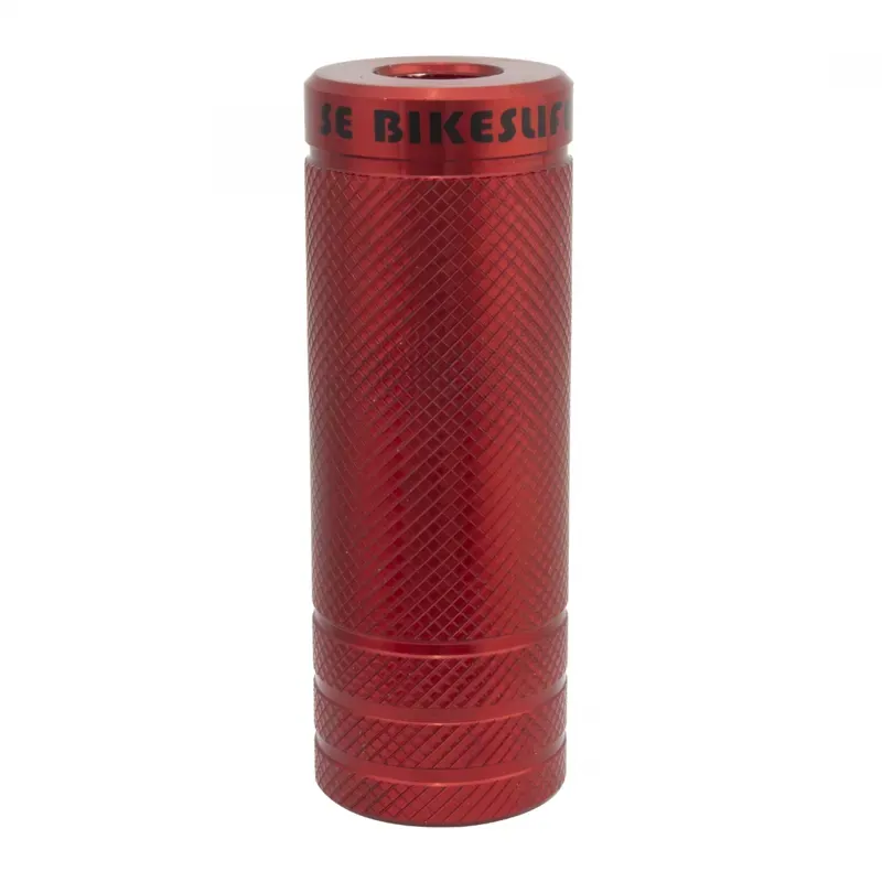 SE Bikes Wheelie 35x98mm 3/8-inch/14mm Axle Peg 2-pack in Red