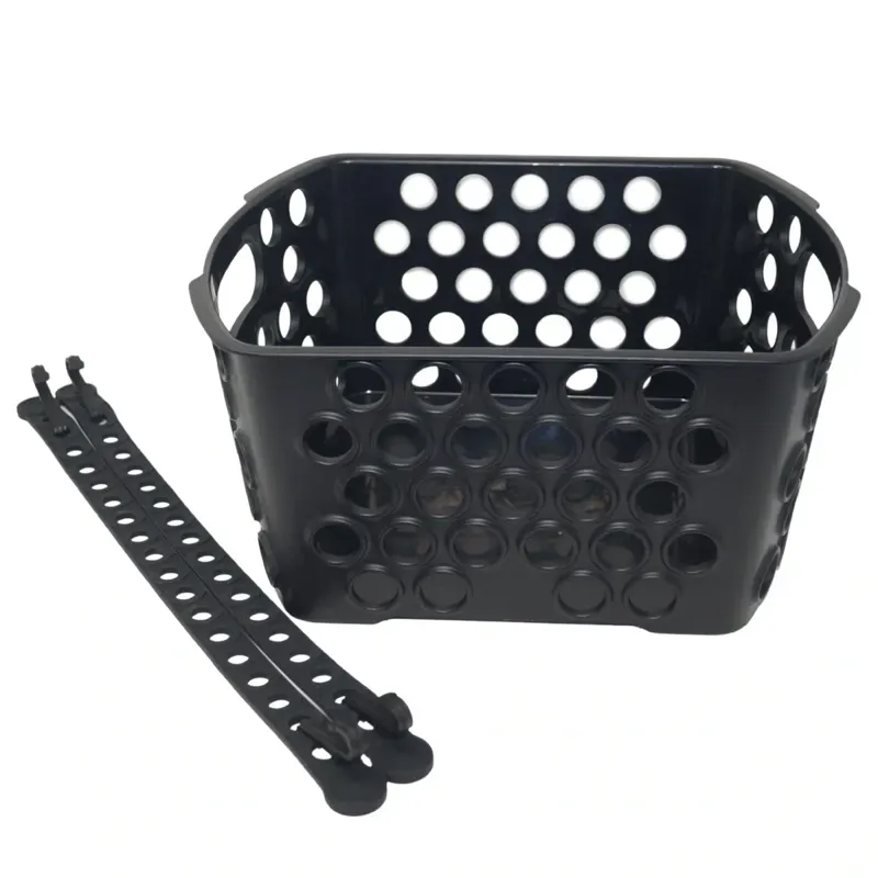 Bikase Dairyman Universal 13x12x7.5-inch E-Bike Front Basket in Black-1