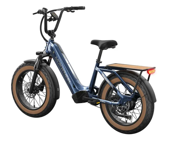 MOKWHEEL SCORIA STEP THROUGH FAT TIRE E-BIKE IN DARK BLUE-2
