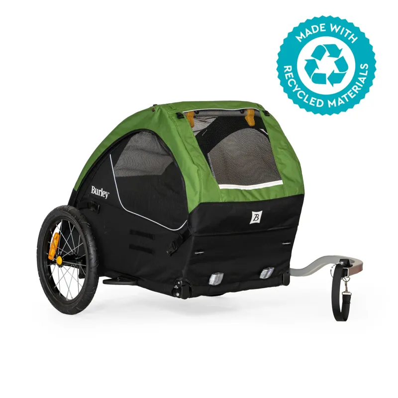 Burley Tail Wagon Pet Trailer in Fern Green