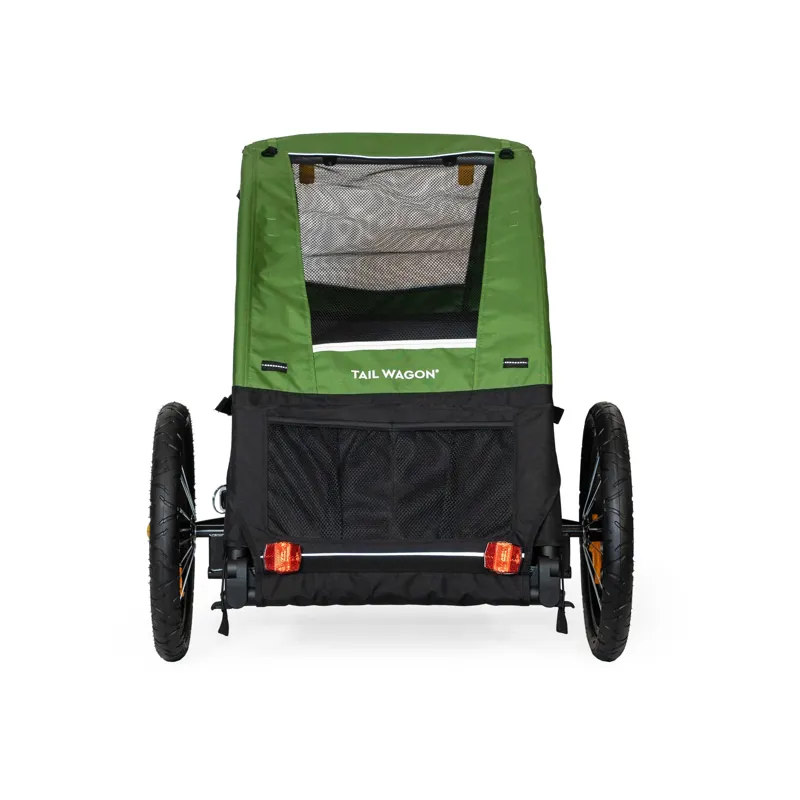 Burley Tail Wagon Pet Trailer in Fern Green-1