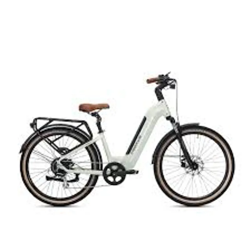 TROXUS Trax Plus Commuter E-Bike - 500W/15Ah PLUS - CHALK WHITE - STEP THRU - SMALL