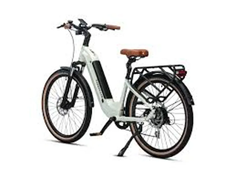 TROXUS Trax Plus Commuter E-Bike - 500W/15Ah PLUS - CHALK WHITE - STEP THRU - SMALL-1
