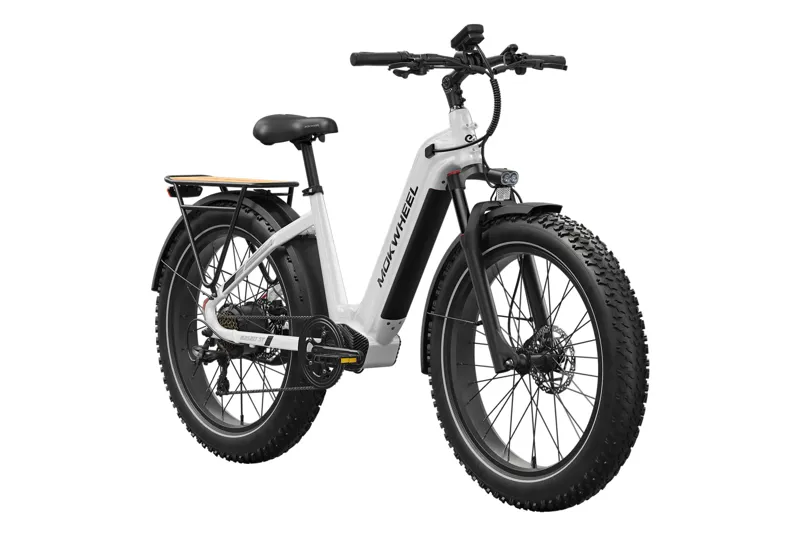 Mokwheel Basalt 2.0 Step Through Standard Ebike in White-1