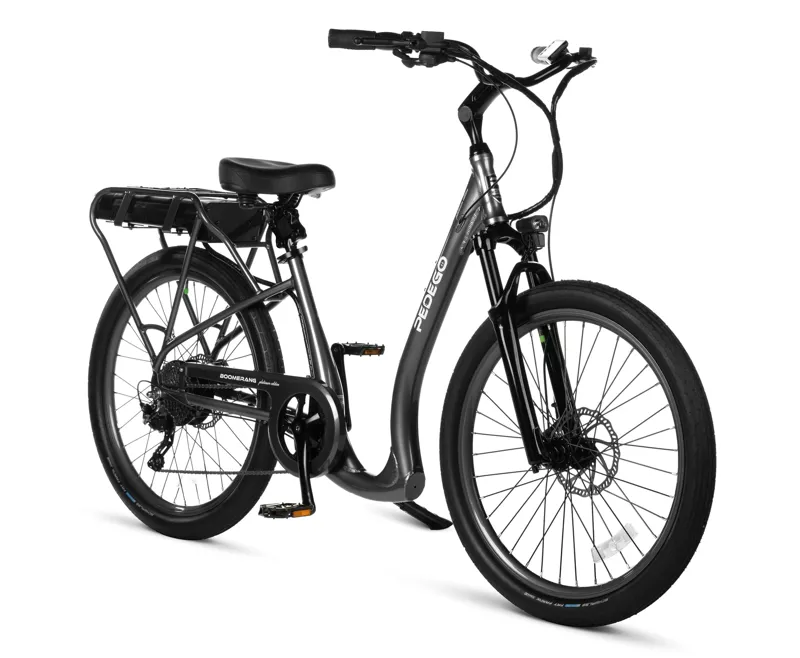 Pedego Boomerang Platinum P749 Electric Bike in Granite-1