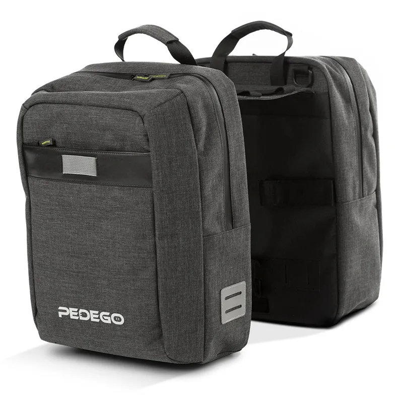 Pedego Commuter Double Pannier Bag in Black