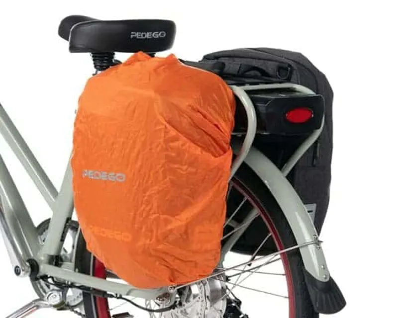 Pedego Commuter Double Pannier Bag in Black-3