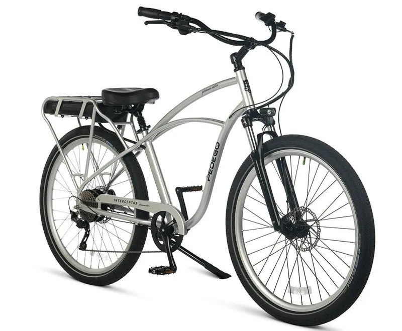 Pedego Interceptor Platinum Classic P749 Electric Bike 29 inch in Platinum-1