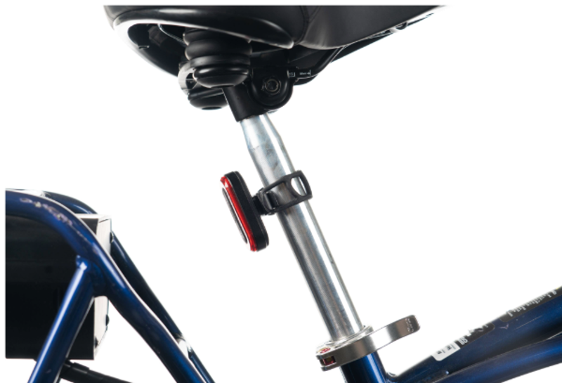 Pedego Torch Rechargeable Taillight in Black-3