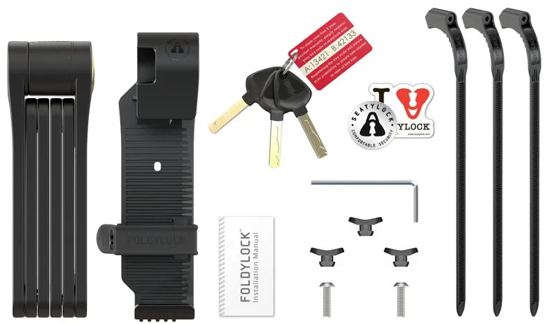 Seatylock Foldylock Classic 100 CM Lock in Black-5
