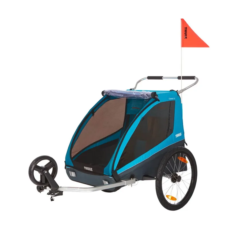 Thule Cadence 2 Seat Kid Trailer in Blue