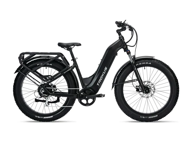 Troxus Explorer Plus Step-Thru MIK E-Bike Medium in Matte Black