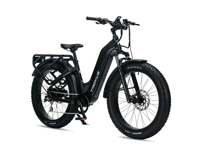 Troxus Explorer Plus Step-Thru MIK E-Bike Medium in Matte Black-1