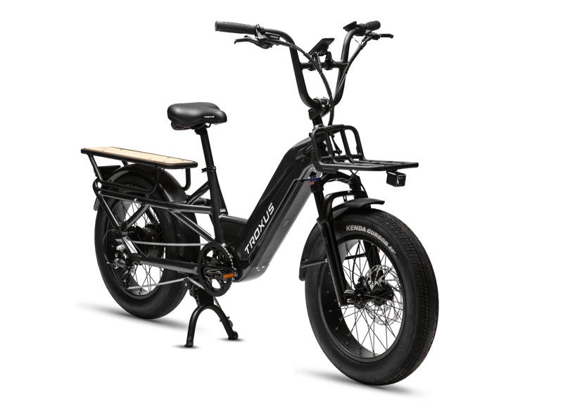Troxus Lynx Cargo E-bike in Charcoal-1