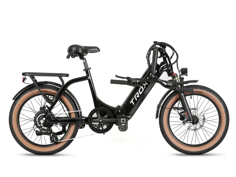 Troxus Lynx Folding E-Bike in Black-4