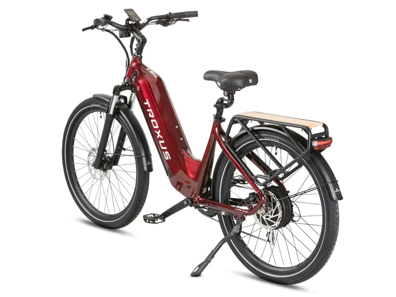 Troxus Trax Plus Commuter E-Bike 750/30Ah Large in Red-Maroon-6