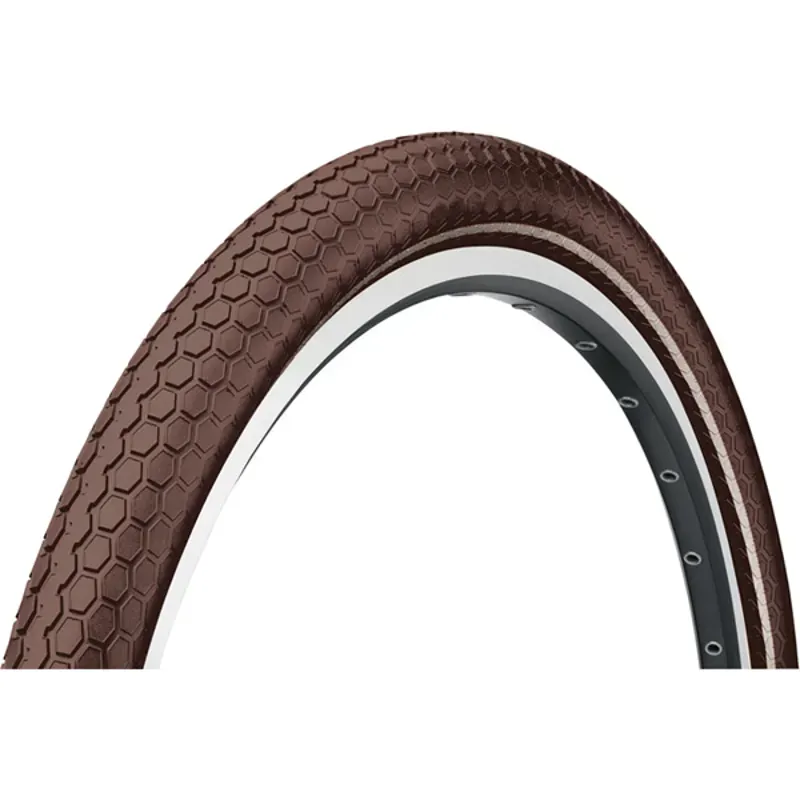 Continental Retro Ride Reflective 700x50 Tire In Brown
